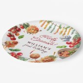 Assiettes En Carton Funny Holy Cannoli little meatball 1st birthday (Angle)