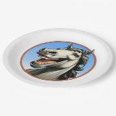 Assiettes En Carton funny horse (Angle)