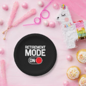 Assiettes En Carton Funny Retivement - Temps de repos On (Fête)