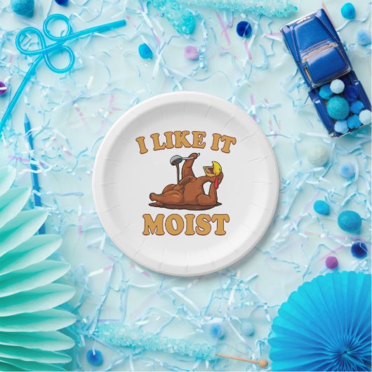 Assiettes En Carton Funny Thanksgiving Foods Family Group Set I LIKE I (Fête)