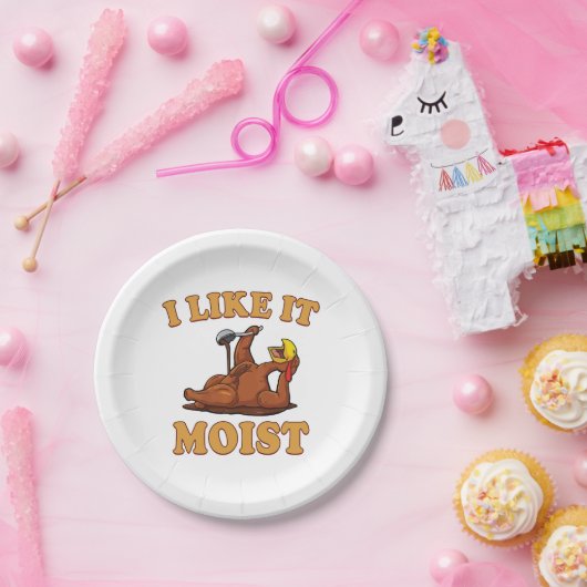 Assiettes En Carton Funny Thanksgiving Foods Family Group Set I LIKE I (Fête)