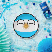 Assiettes En Carton Funny Trending Geeky Argentine Countryball (Fête)