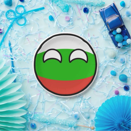 Assiettes En Carton Funny Trending Geeky Bulgarie Camptryball (Fête)