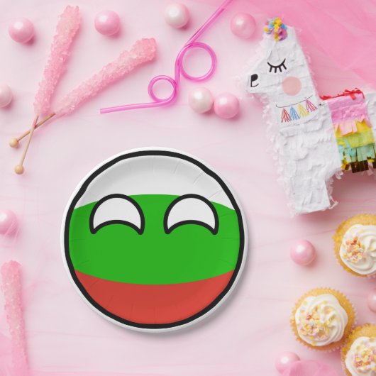 Assiettes En Carton Funny Trending Geeky Bulgarie Camptryball (Fête)