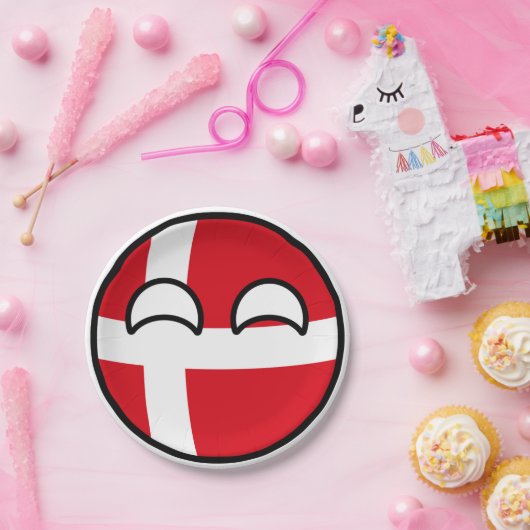 Assiettes En Carton Funny Trending Geeky Danemark Camptryball (Fête)