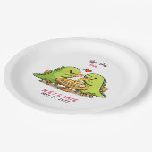 Assiettes En Carton Funny Wedding (Angle)