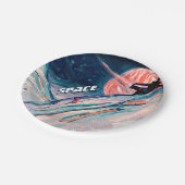 Assiettes En Carton Futur chez soi dans l'espace (Angle)