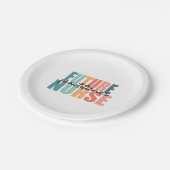 Assiettes En Carton Futur infirmier praticien - NP (Angle)