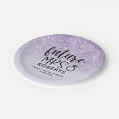 Assiettes En Carton Futur Plaques en papier de Parties scintillant Mme (Angle)