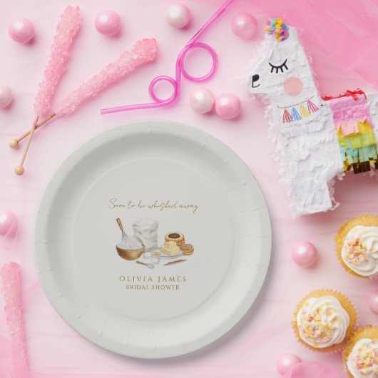 Assiettes En Carton Futur shower de mariage (Fête)