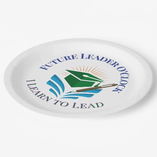 Assiettes En Carton Future Leader O'Clock – Apprendre à diriger | Moti (Angle)