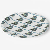 Assiettes En Carton Future Trucker (Angle)