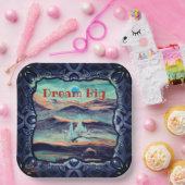 Assiettes En Carton Future Ville Lumière Rêve Big (Fête)