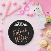 Assiettes En Carton Futurs Inséparables Wifey (Fête)