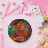 Assiettes En Carton FuzzyFoxArt (Fête)