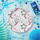 Assiettes En Carton FuzzyFoxArt (Fête)
