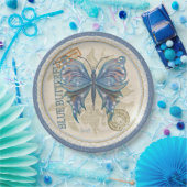 Assiettes En Carton G Creation Office papillon (Fête)