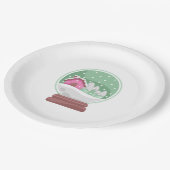 Assiettes En Carton G Globe des neiges (Angle)