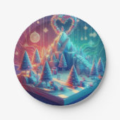 Assiettes En Carton Gala de Noël (Devant)