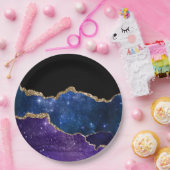 Assiettes En Carton Galaxy Agate Series (Fête)