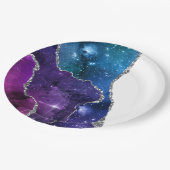 Assiettes En Carton Galaxy Agate Series Design 23 (Angle)