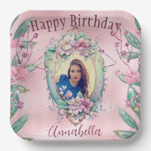 Assiettes En Carton Galerie de Parties scintillant rose glamour