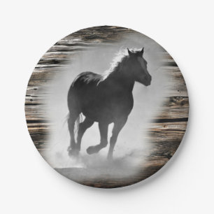 Assiettes En Carton Galloping de Wild Horse