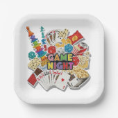 Assiettes En Carton Game Night snack (Recto)