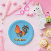 Assiettes En Carton Gamecock Blue Red Roster (Fête)