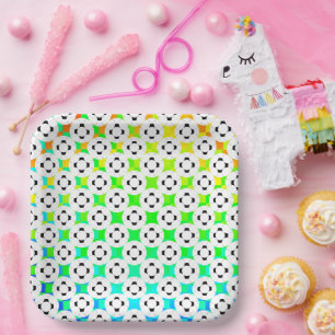 Assiettes En Carton Gamepad négatif par Kenneth Yoncich