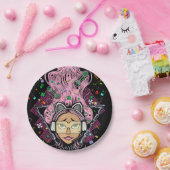 Assiettes En Carton Gamer fille (Fête)