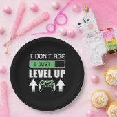 Assiettes En Carton Gamer ne vieillit pas Je viens juste de monter (Fête)