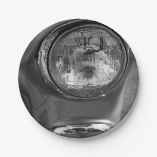 Assiettes En Carton Gamme de gris de phare de 55 Chevy