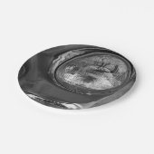 Assiettes En Carton Gamme de gris de phare de 55 Chevy (Angle)