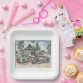 Assiettes En Carton Gangster Hideout (Fête)