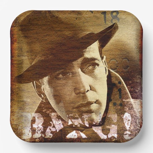 Assiettes En Carton Gangster's Boggie (Recto)