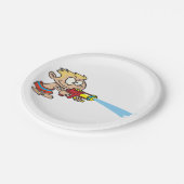 Assiettes En Carton Garçon avec pistolet à eau Été Amusement (Angle)