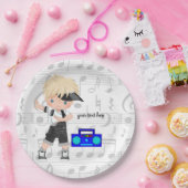 Assiettes En Carton garçon Hip hop (Fête)