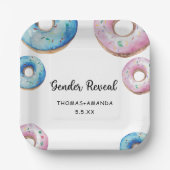 Assiettes En Carton Garçon ou fille que nous ne connaissons pas révèle (Recto)