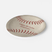 Assiettes En Carton garçons filles de baseball sofeball party (Angle)