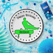 Assiettes En Carton Garçons Gymnastique Plaques papier fête d'annivers (Fête)