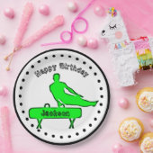 Assiettes En Carton Garçons Gymnastique Plaques papier fête d'annivers (Fête)