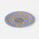 Assiettes En Carton Garçons J'aime Hamsters Motif de Pâques (Angle)