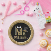 Assiettes En Carton Garçons M. ONEderful Premier Anniversaire Plaques (Fête)