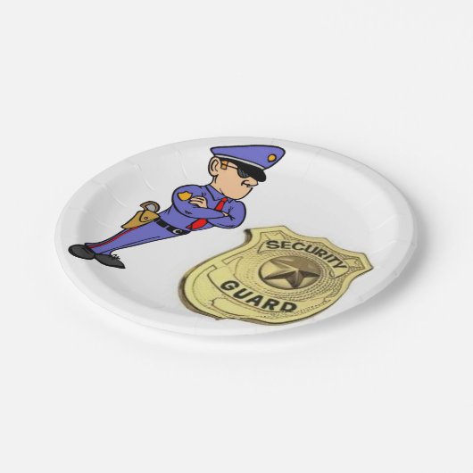 Assiettes En Carton Garde de sécurité des plaques de papier (Angle)