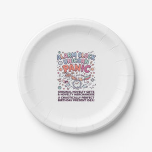 Assiettes En Carton Garde du Royaume Licorne Conception Vectorielle Ad