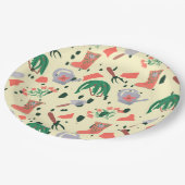 Assiettes En Carton Garden Party Terrazzo (Angle)