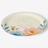 Assiettes En Carton Garden Serenade (Angle)