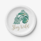 Assiettes En Carton Garder les plaques en papier sauvages (Devant)