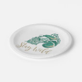 Assiettes En Carton Garder les plaques en papier sauvages (Angle)